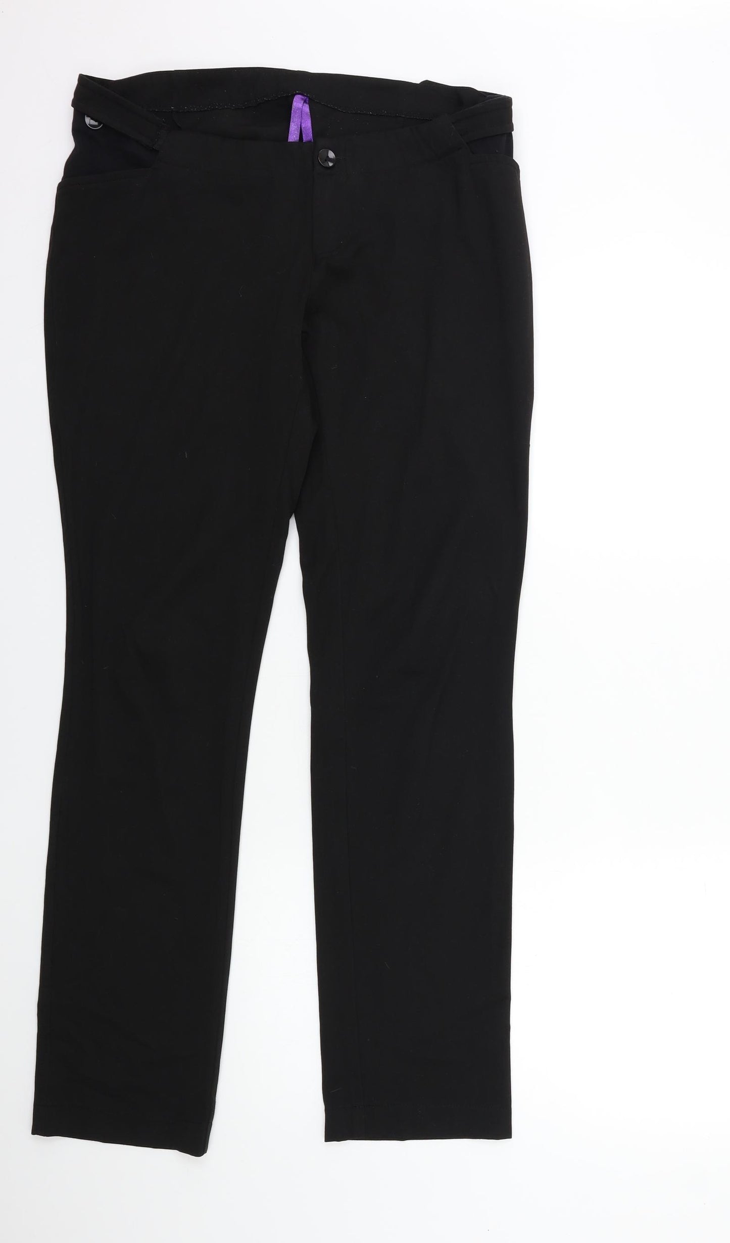 Preworn Womens Black   Trousers  Size 34 in L32 in