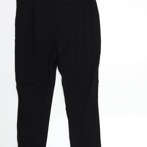 Preworn Womens Black   Trousers  Size 32 in L28 in