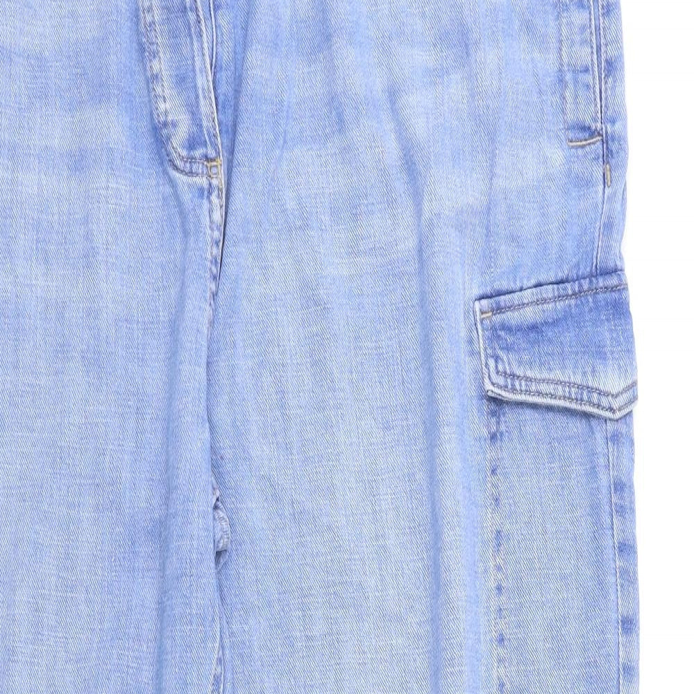 NEXT Womens Blue  Denim Mom Jeans Size 20 L30 in