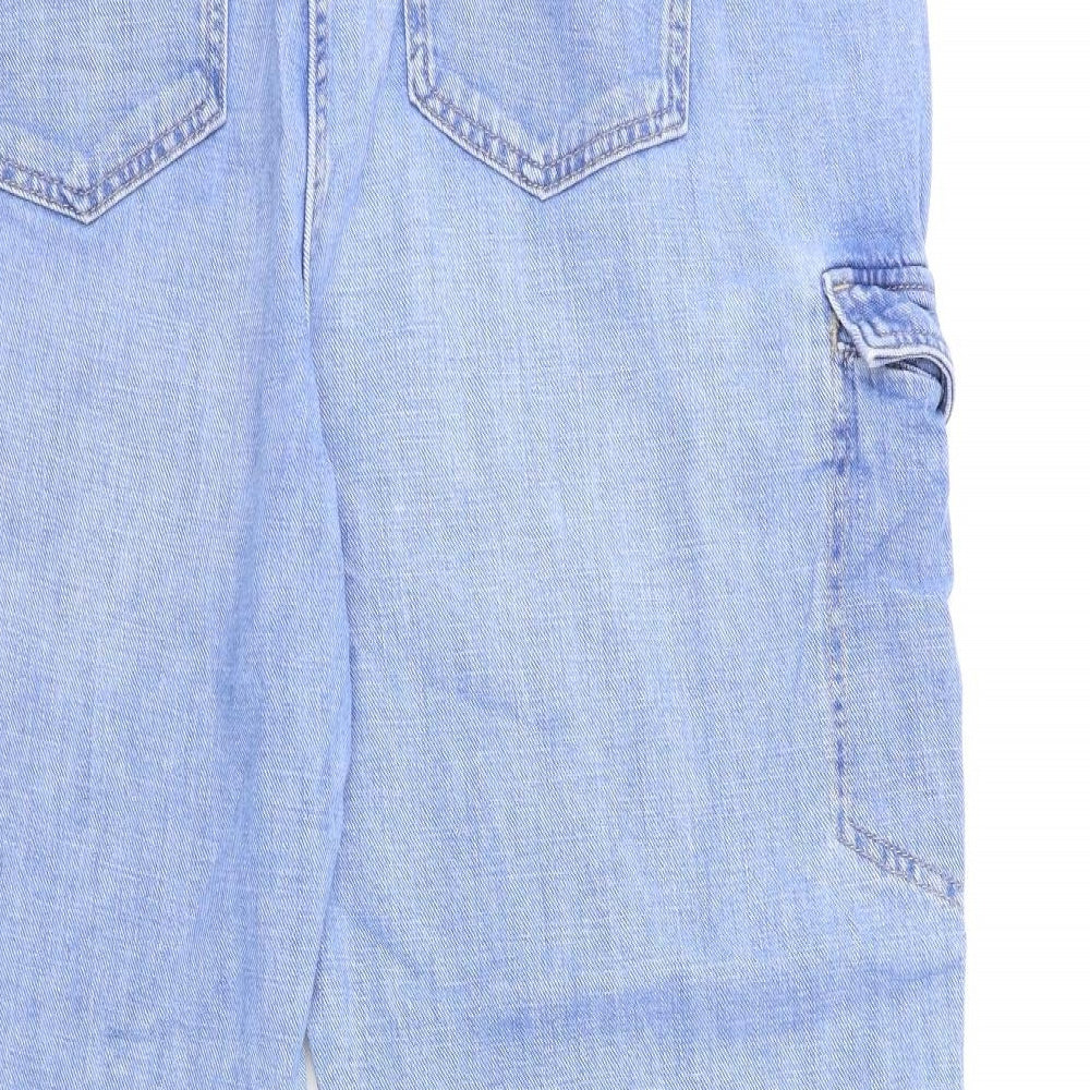 NEXT Womens Blue  Denim Mom Jeans Size 20 L30 in