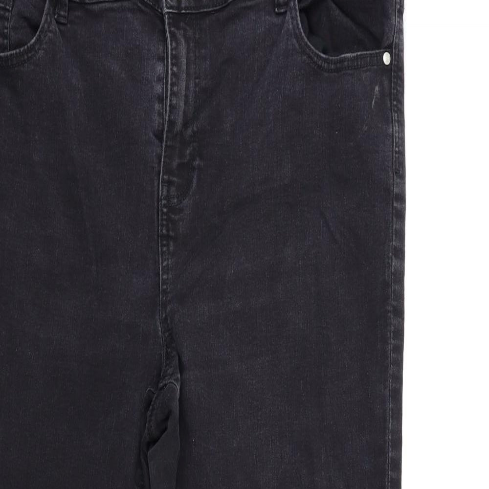 George Mens Black  Denim Skinny Jeans Size 18 L28 in