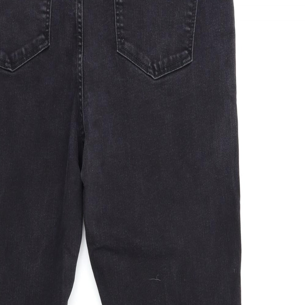 George Mens Black  Denim Skinny Jeans Size 18 L28 in