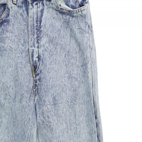 Preworn Womens Blue  Denim Mom Jeans Size 26 in L25 in