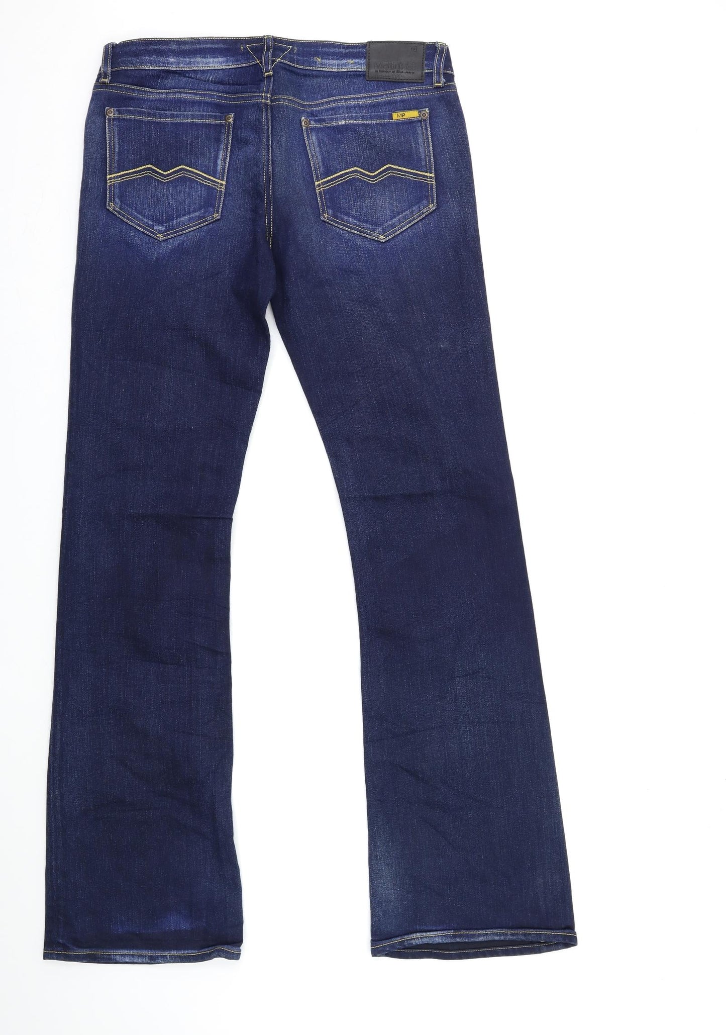 maltin pot Womens Blue  Denim Flared Jeans Size 30 in L34 in