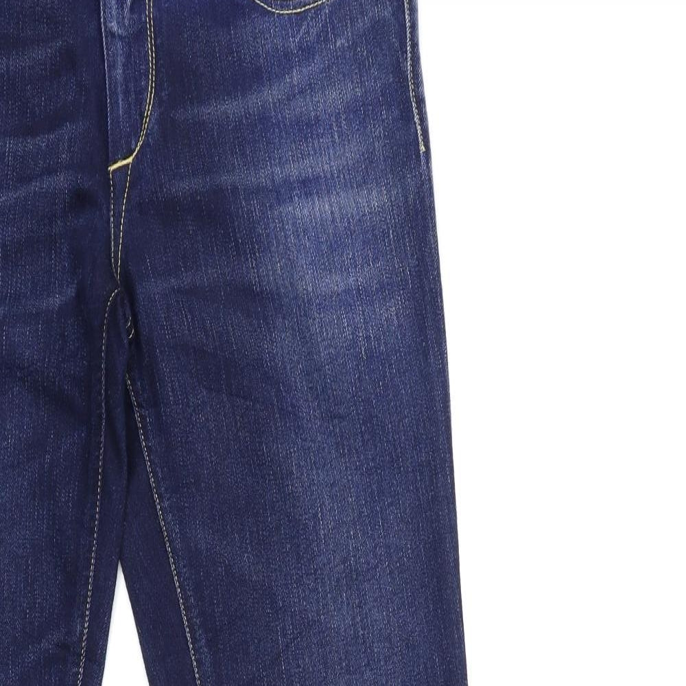 maltin pot Womens Blue  Denim Flared Jeans Size 30 in L34 in