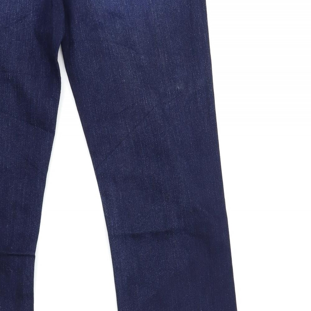 maltin pot Womens Blue  Denim Flared Jeans Size 30 in L34 in