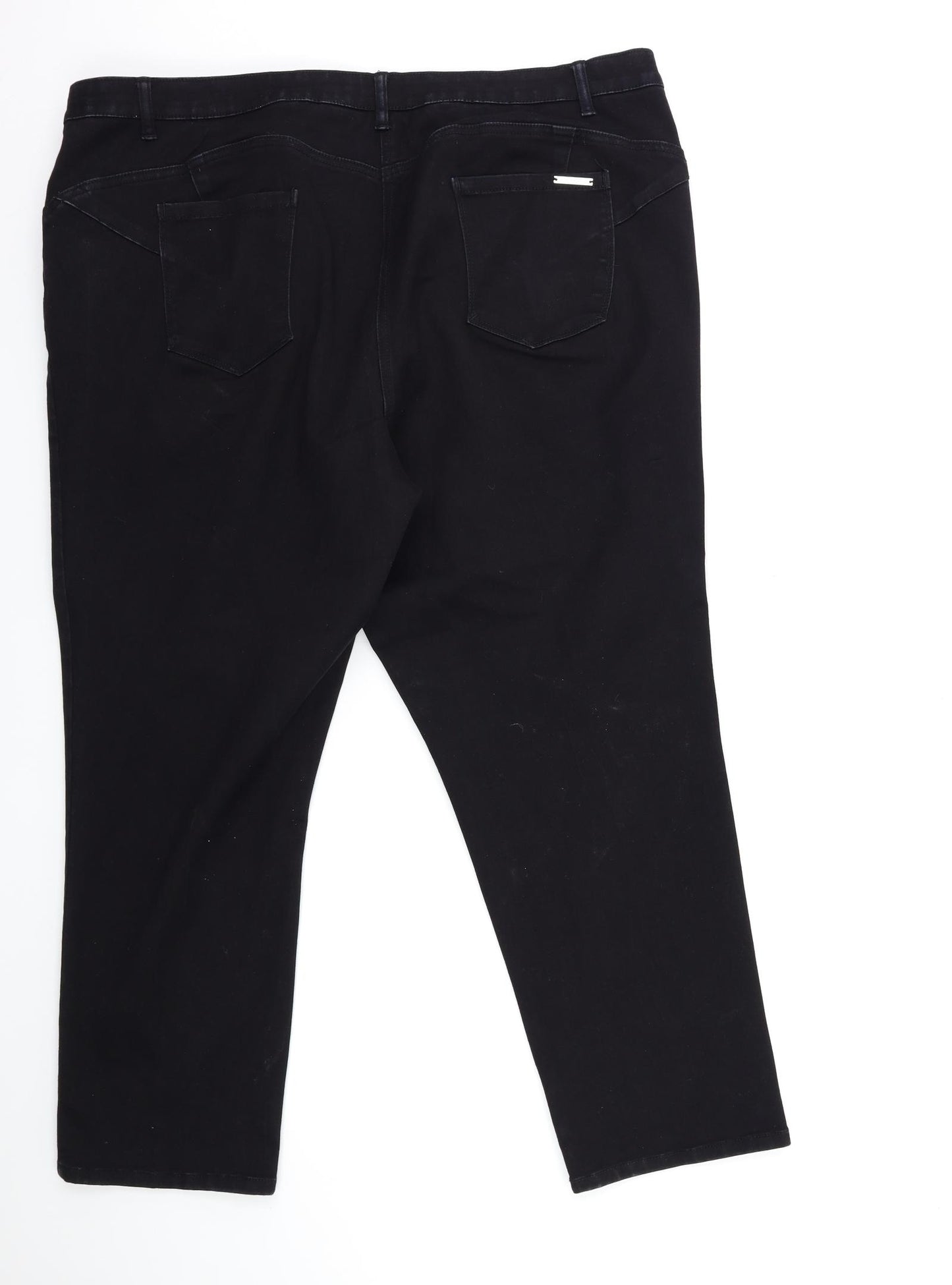 David Emanuel Womens Black  Denim Skinny Jeans Size 24 L28 in