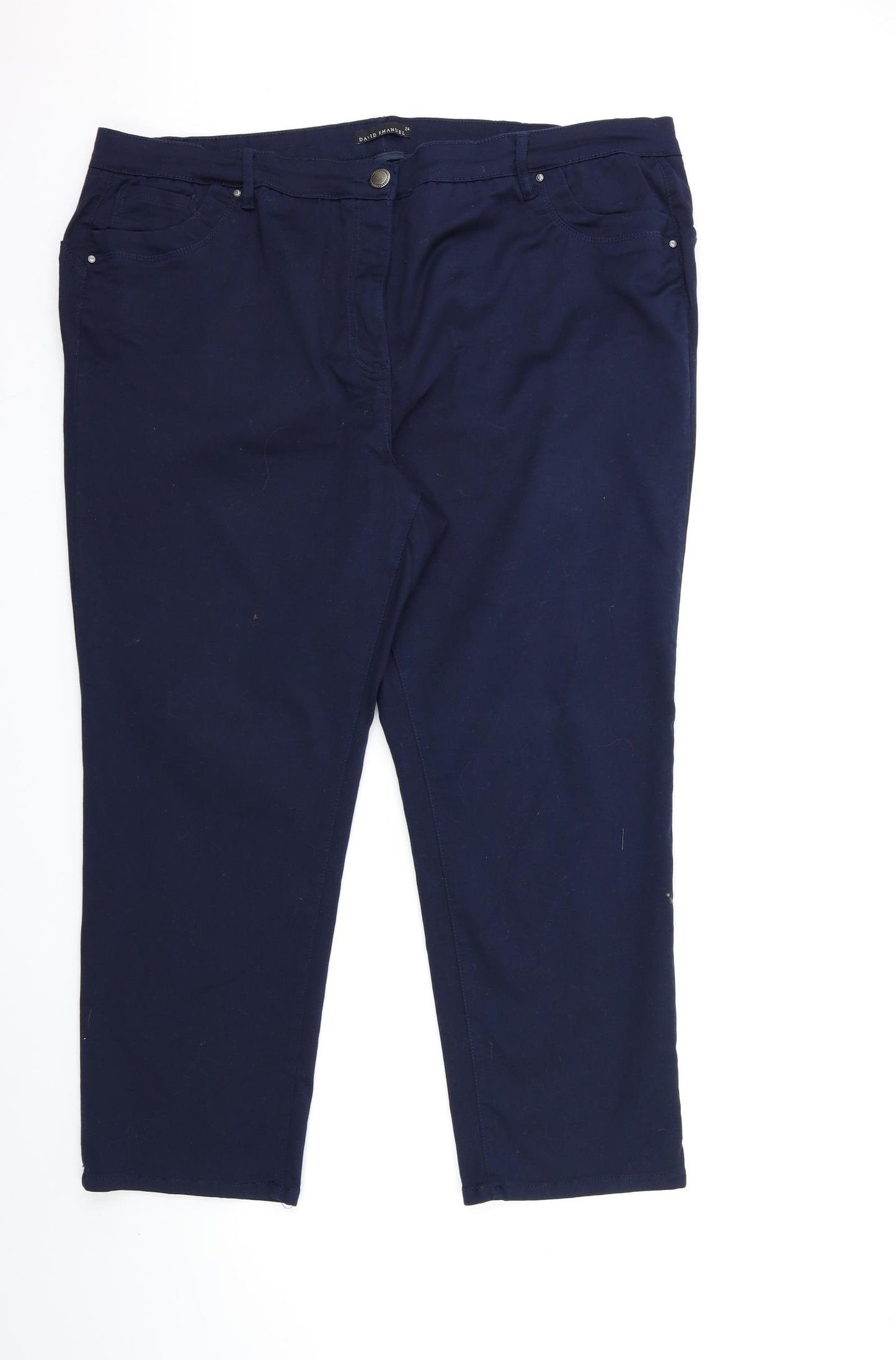 david emanuel Womens Blue   Trousers  Size 24 L27 in