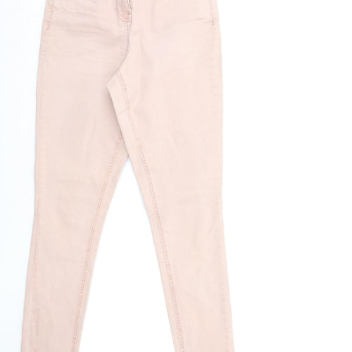 George Womens Pink  Denim Skinny Jeans Size 8 L26 in