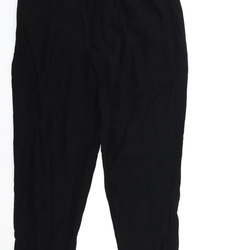 New Look Womens Black   Trousers  Size 12 L27 in