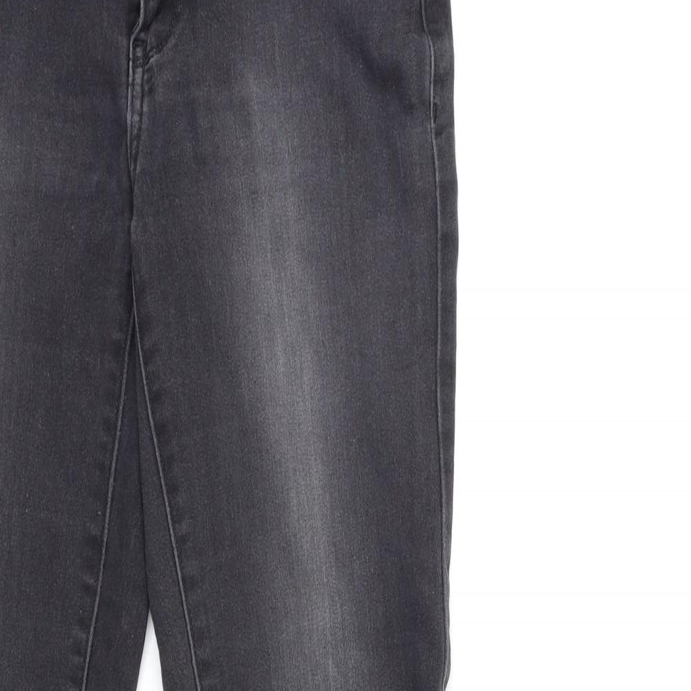 villa Womens Grey  Denim Flared Jeans Size 28 in L31 in