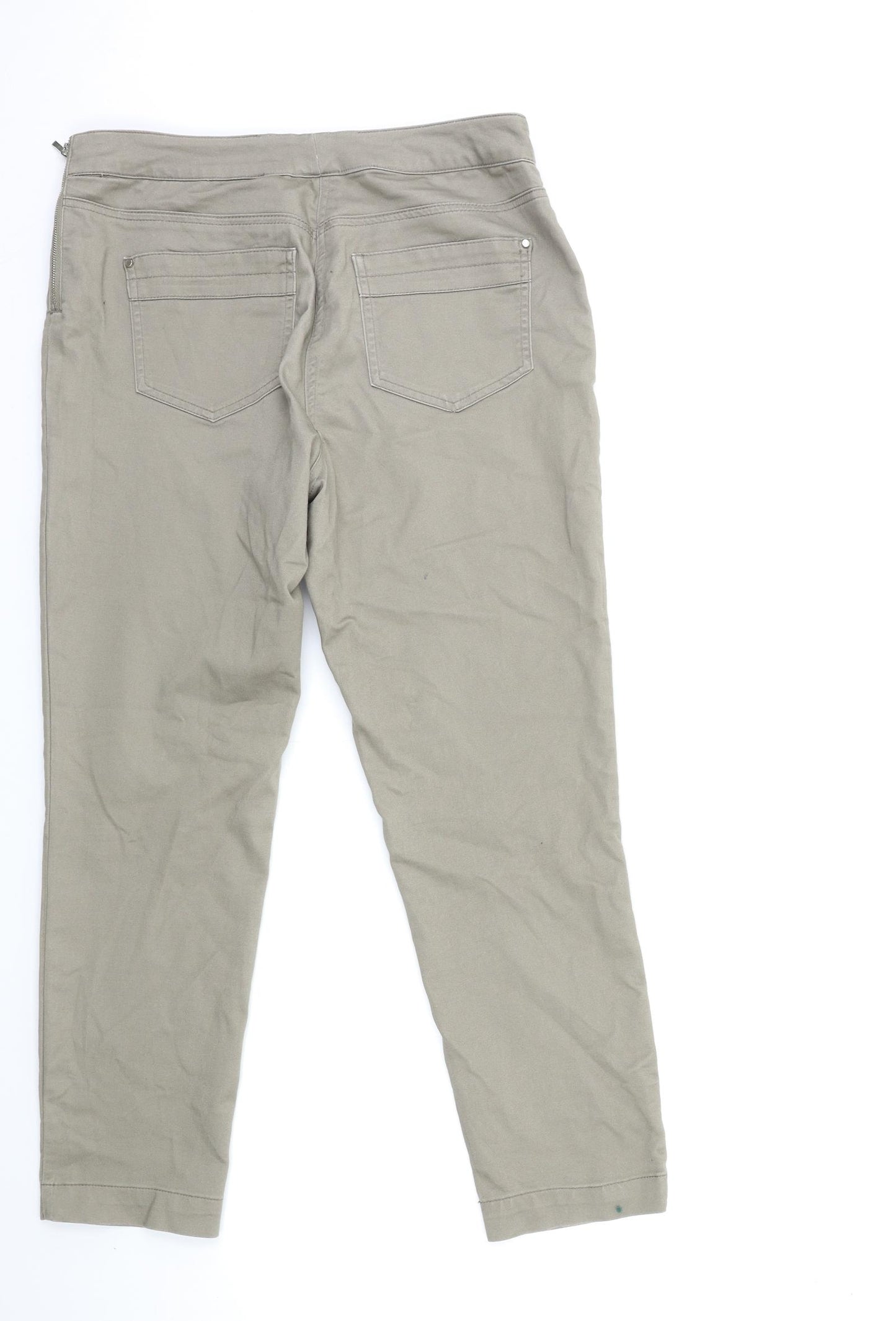 Wallis Womens Grey   Trousers  Size 14 L27 in