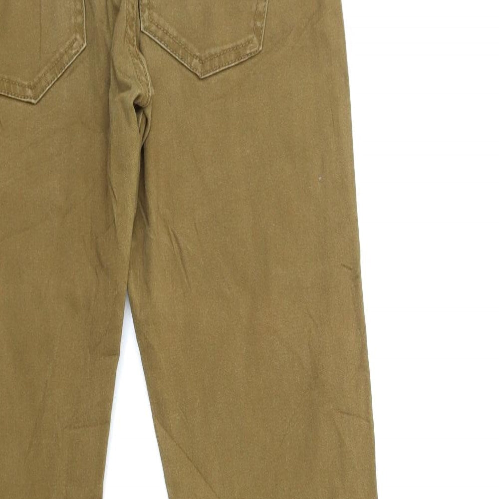 Preworn Womens Brown  Denim Skinny Jeans Size 28 in L29 in