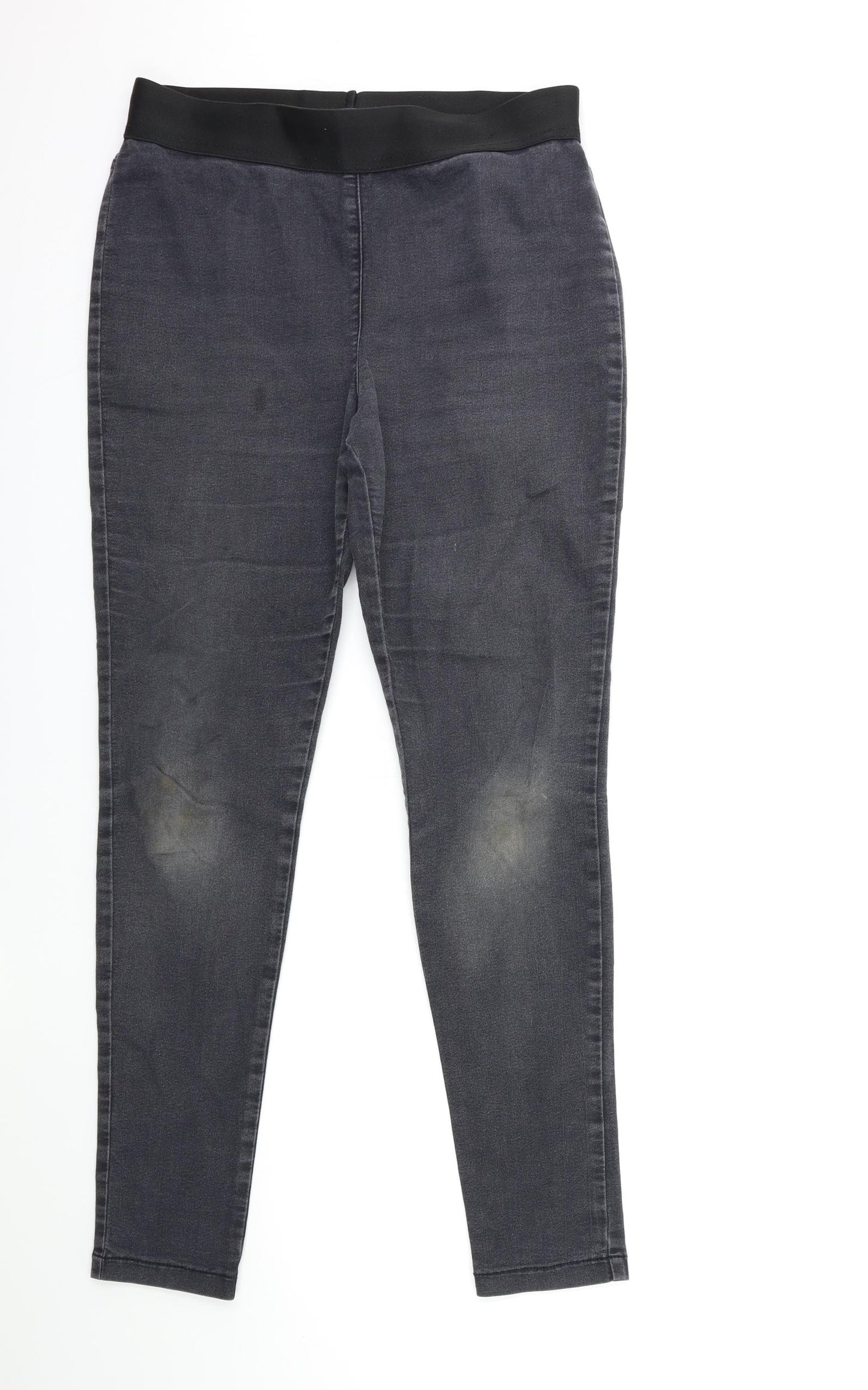 Marks and Spencer Womens Grey  Denim Jegging Jeans Size 14 L29 in