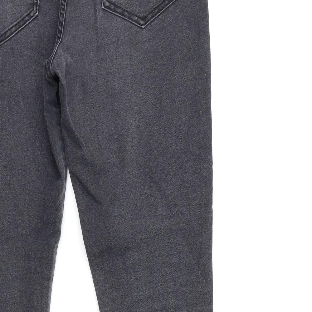Marks and Spencer Womens Grey  Denim Jegging Jeans Size 14 L29 in