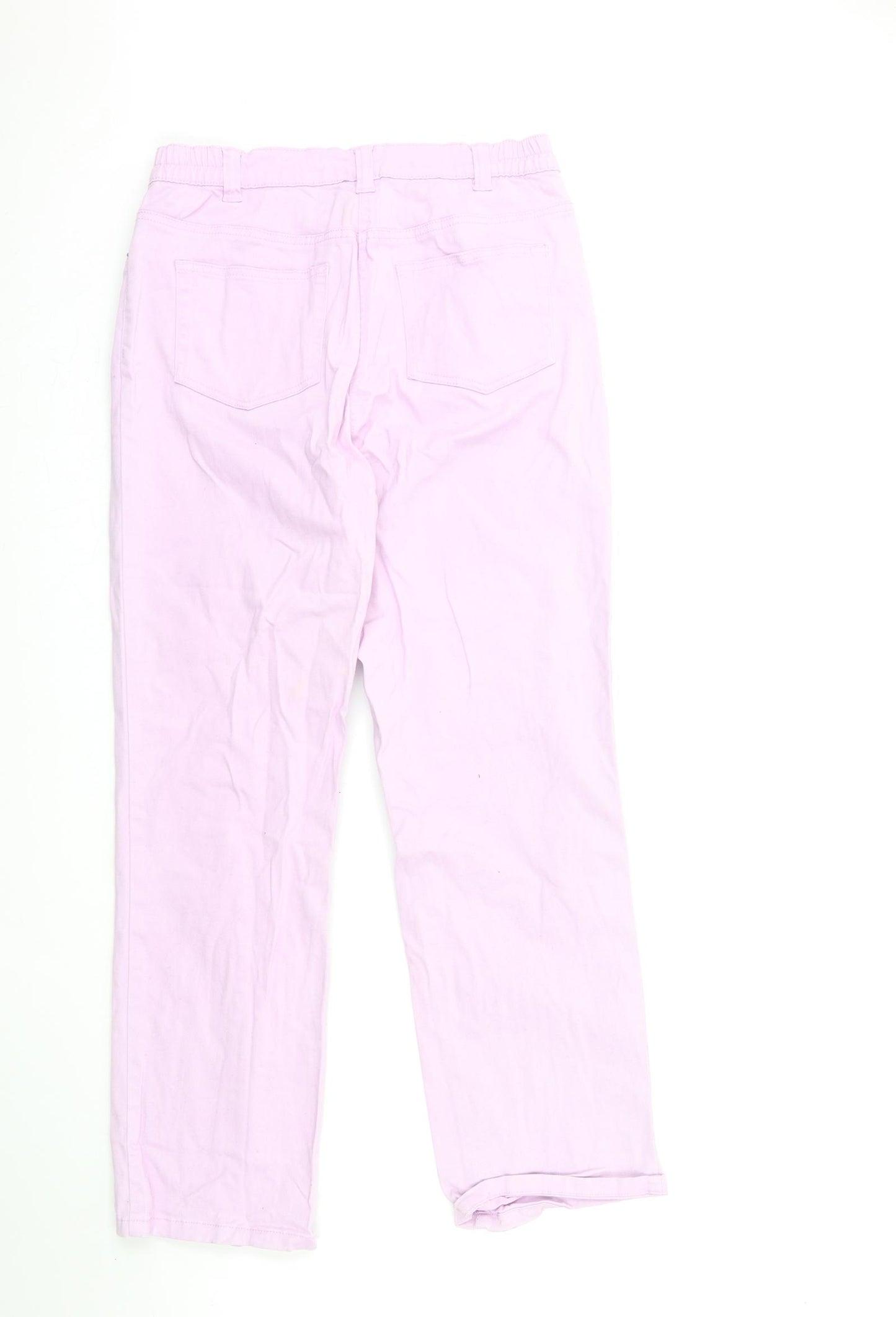 Damart Womens Purple  Denim Trousers  Size 12 L28 in
