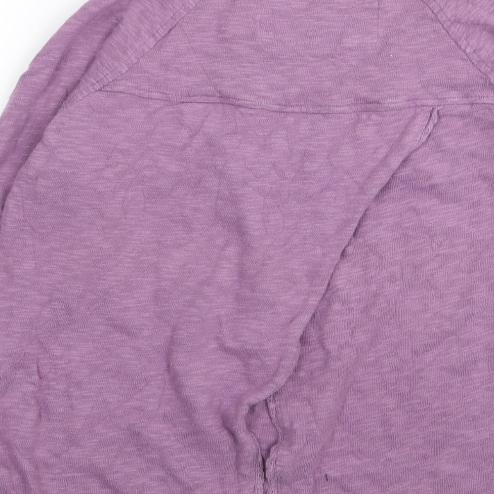 Indigo Womens Purple   Basic T-Shirt Size 10