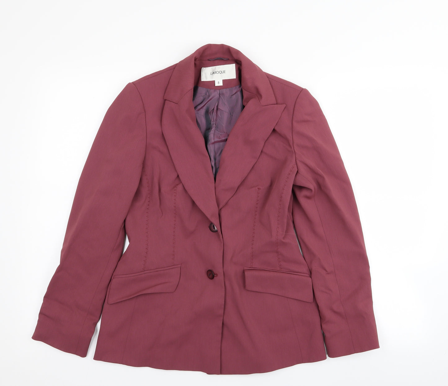 larogue Womens Pink   Jacket Blazer Size 8