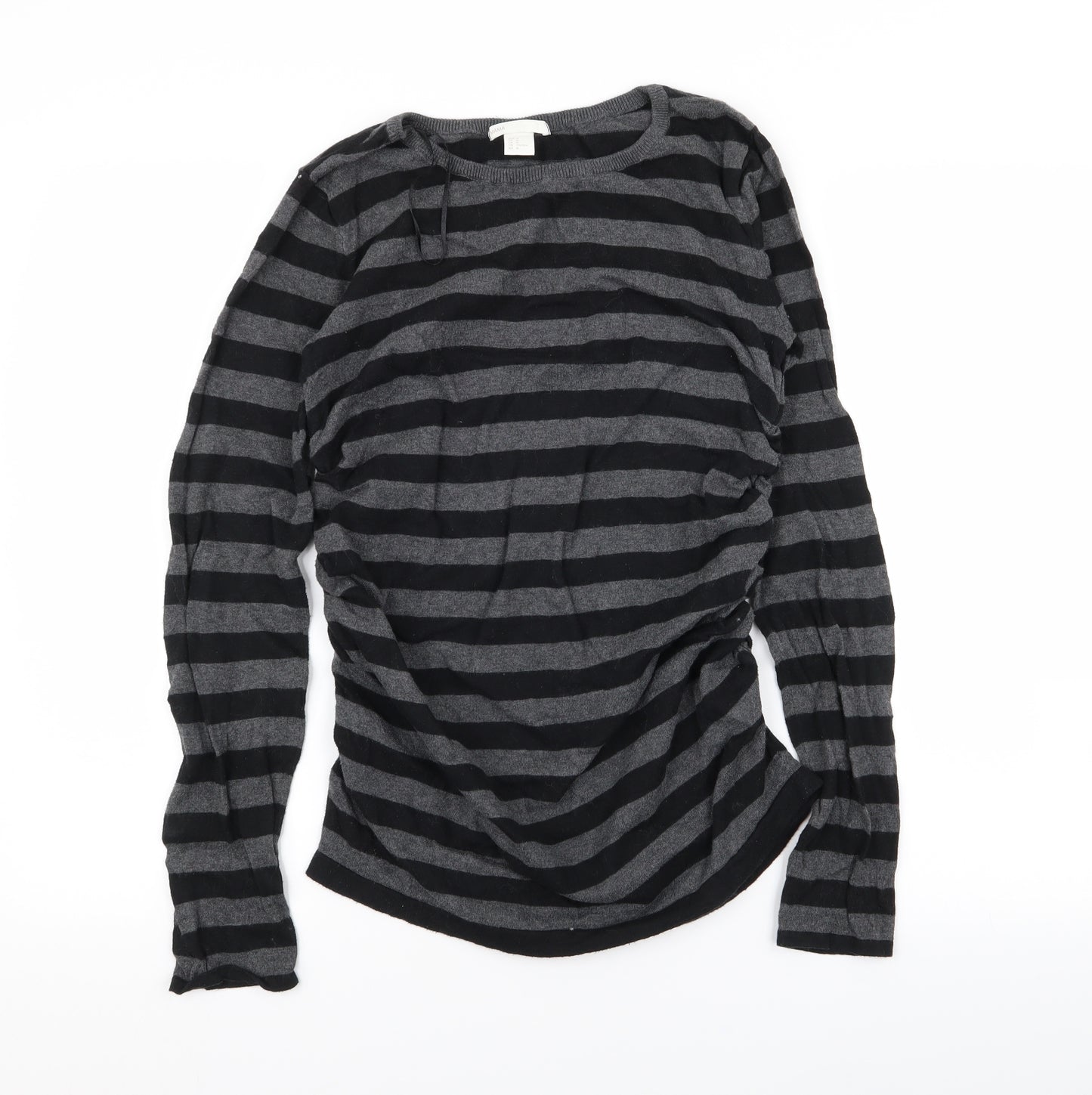 H&M Womens Multicoloured Striped  Pullover Jumper Size M