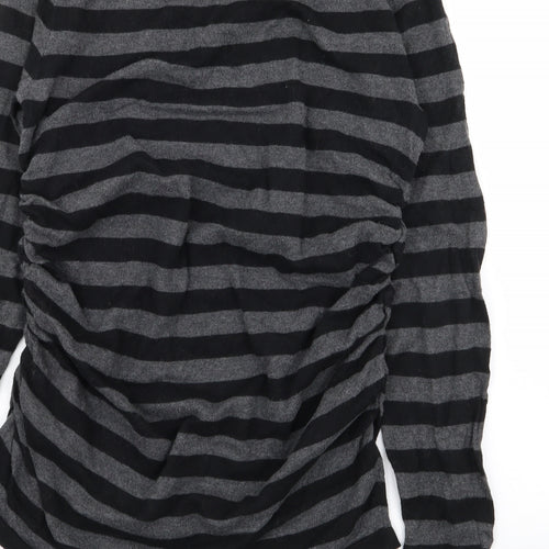 H&M Womens Multicoloured Striped  Pullover Jumper Size M