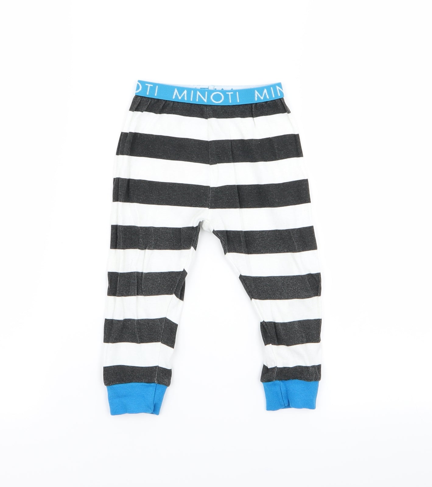 Minoti Boys Multicoloured Striped  Babydoll Pyjama Pants Size 18-24 Months