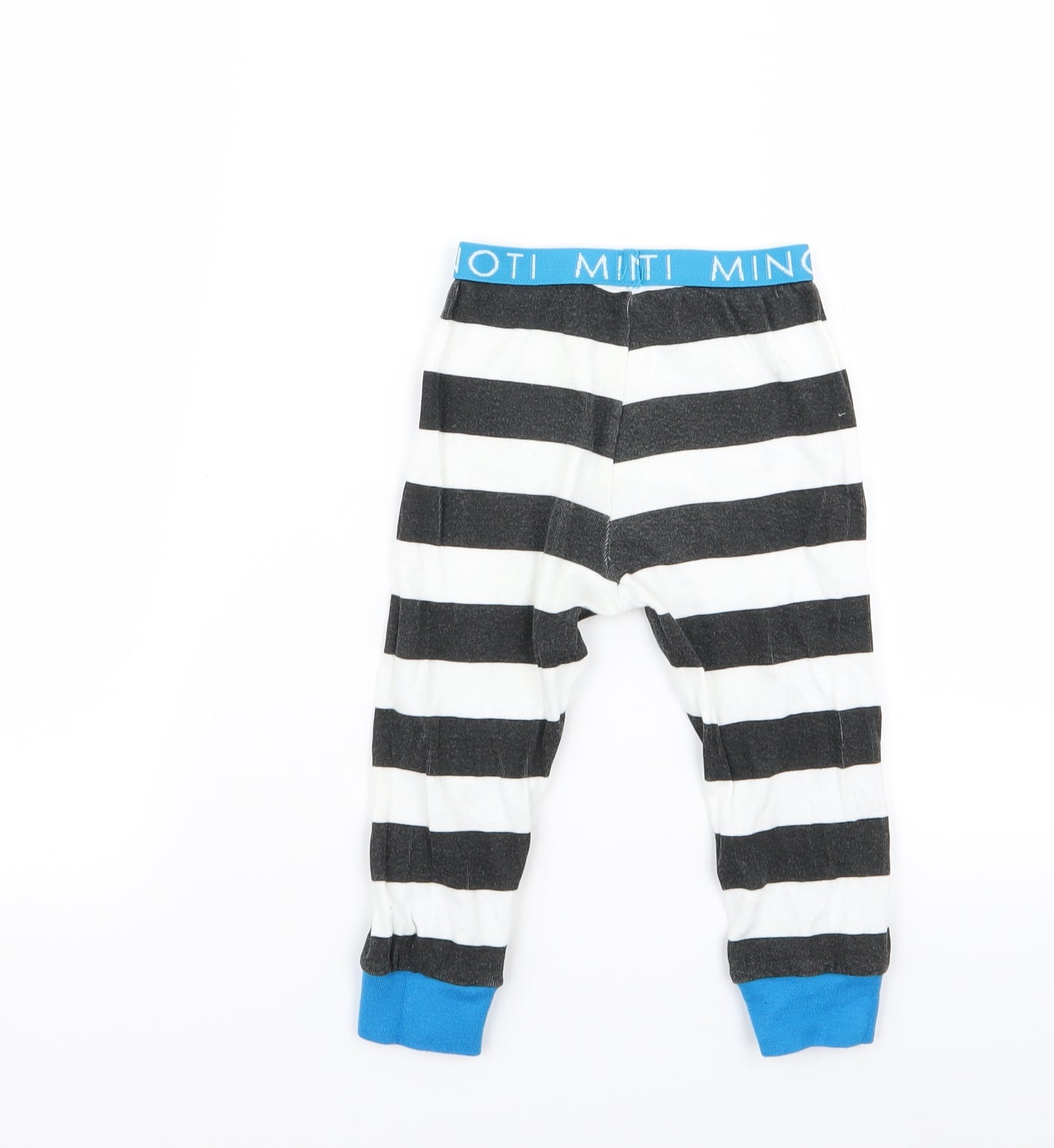 Minoti Boys Multicoloured Striped  Babydoll Pyjama Pants Size 18-24 Months