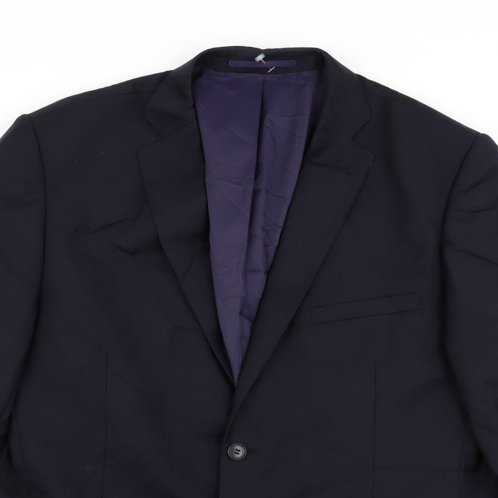 Daniel Hetcher Mens Blue   Jacket Blazer Size 38