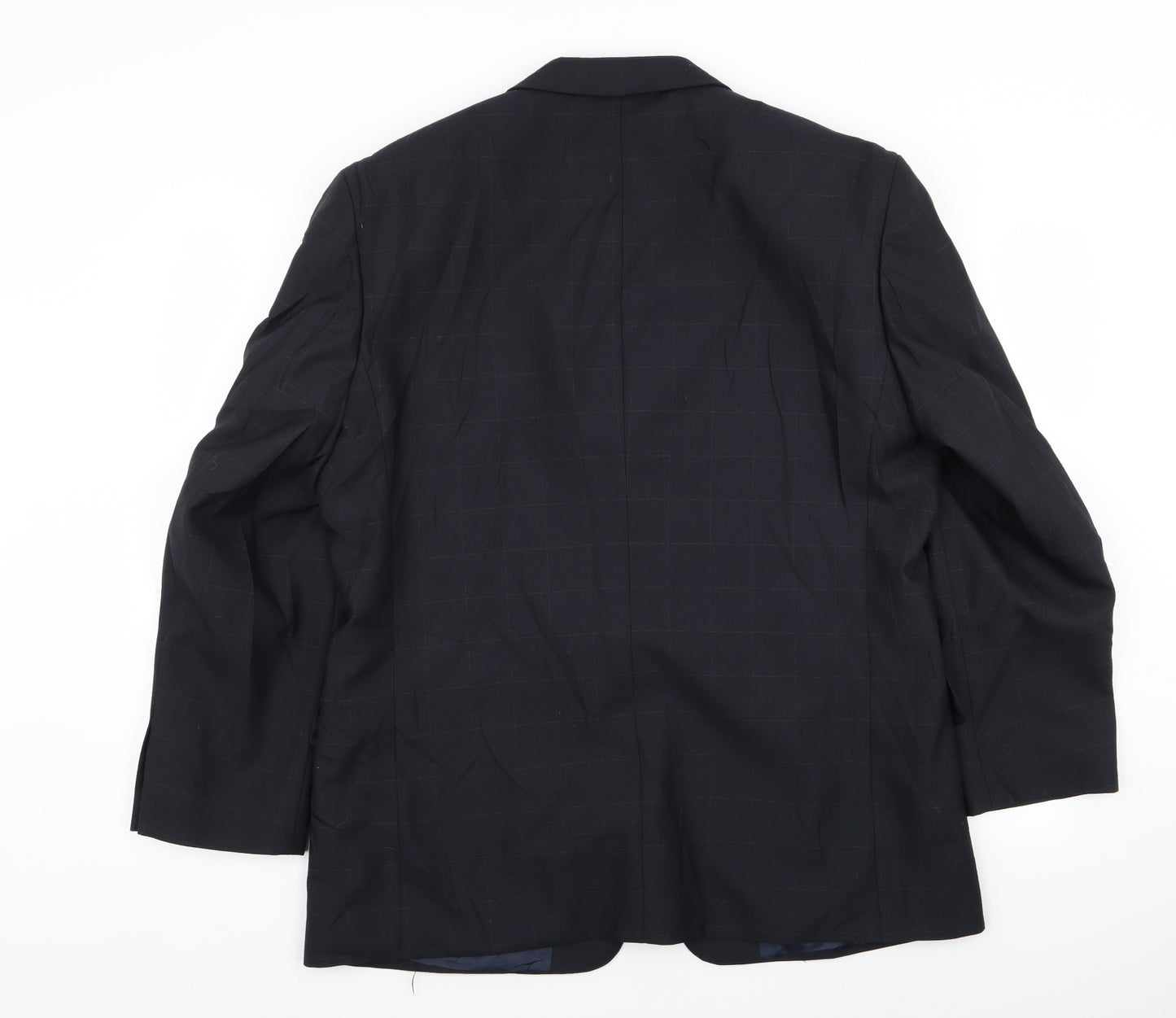 brook tavern Mens Blue Check  Jacket Blazer Size 42