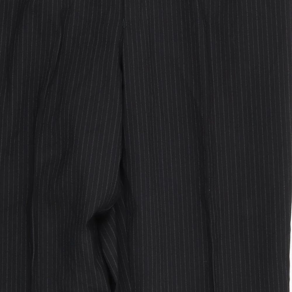 centaur Mens Black Striped  2 Piece Suit Size 48 L29 in