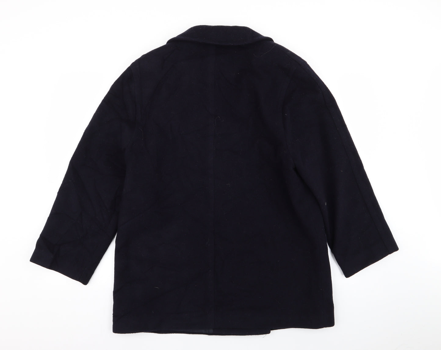 st michael Womens Blue   Overcoat Coat Size 14