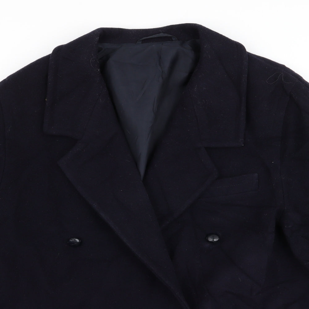 st michael Womens Blue   Overcoat Coat Size 14