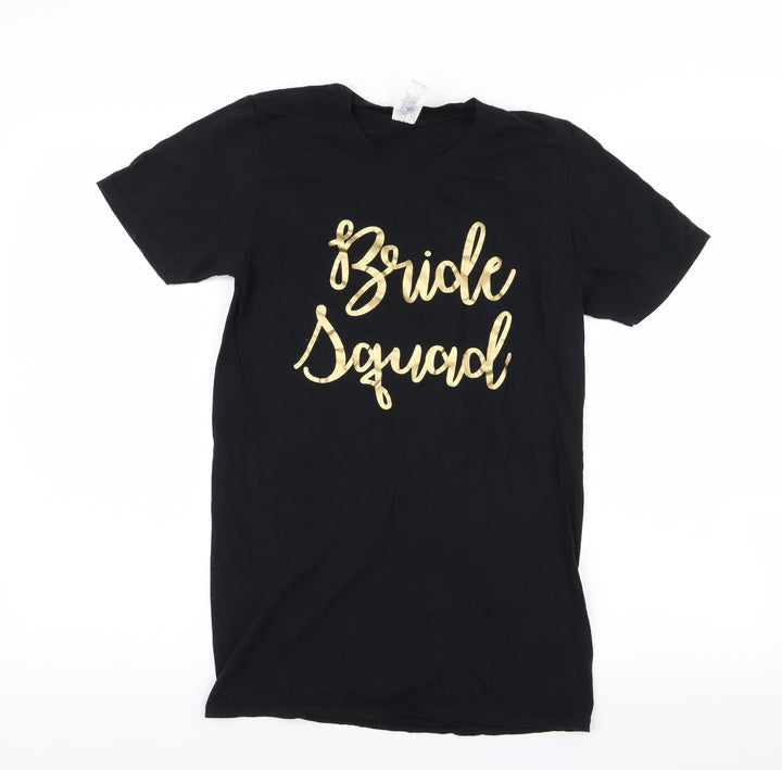 Gildan Womens Black   Basic T-Shirt Size S