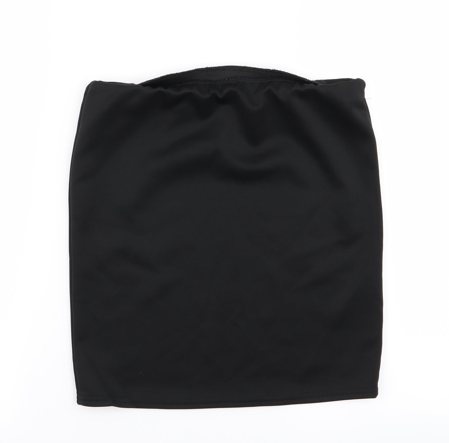 Boohoo Womens Black   Mini Skirt Size 12  - Stretch waistband