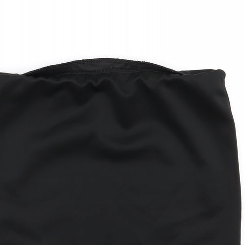 Boohoo Womens Black   Mini Skirt Size 12  - Stretch waistband
