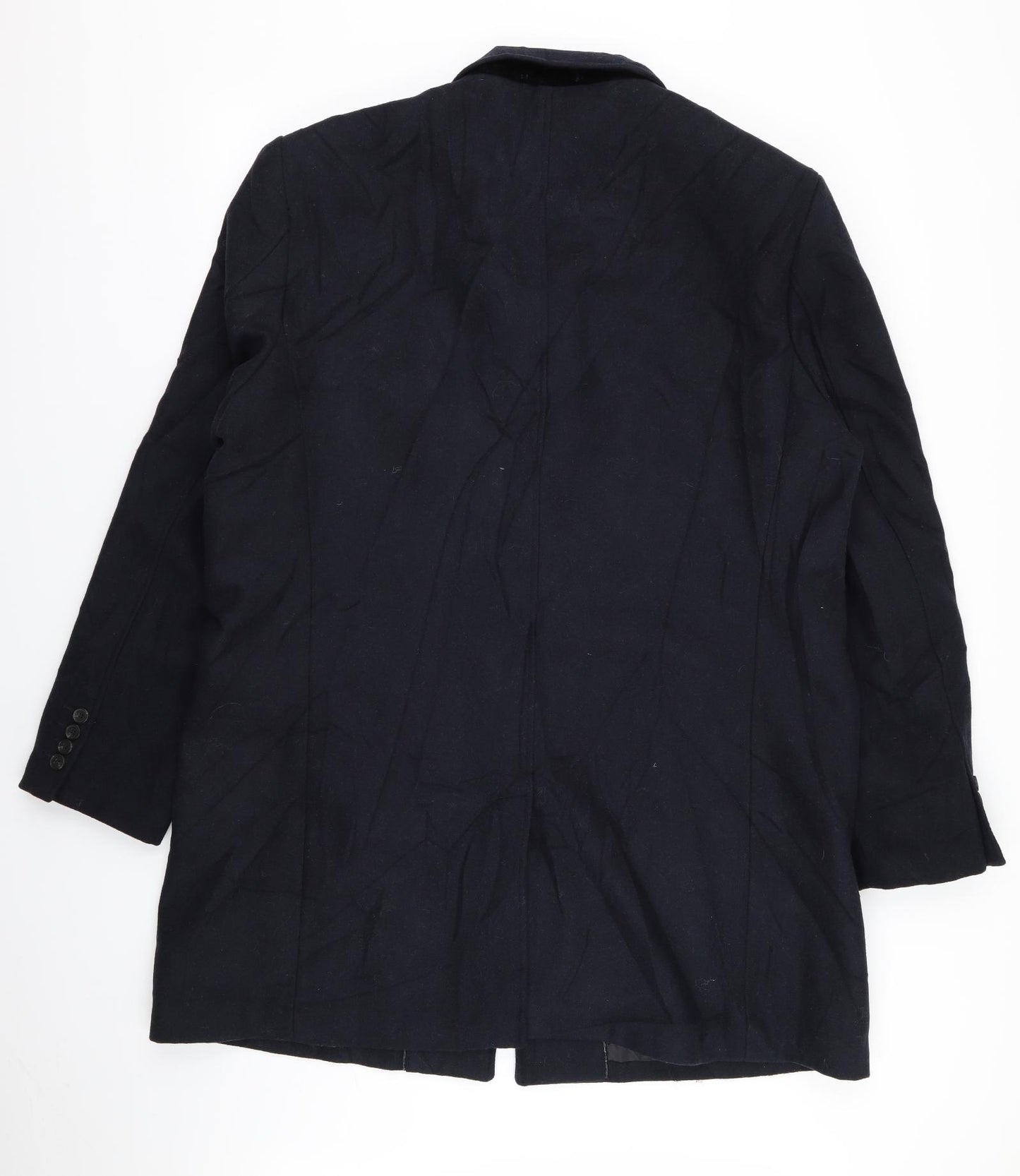 ACW59 Mens Blue   Overcoat Coat Size 2XL