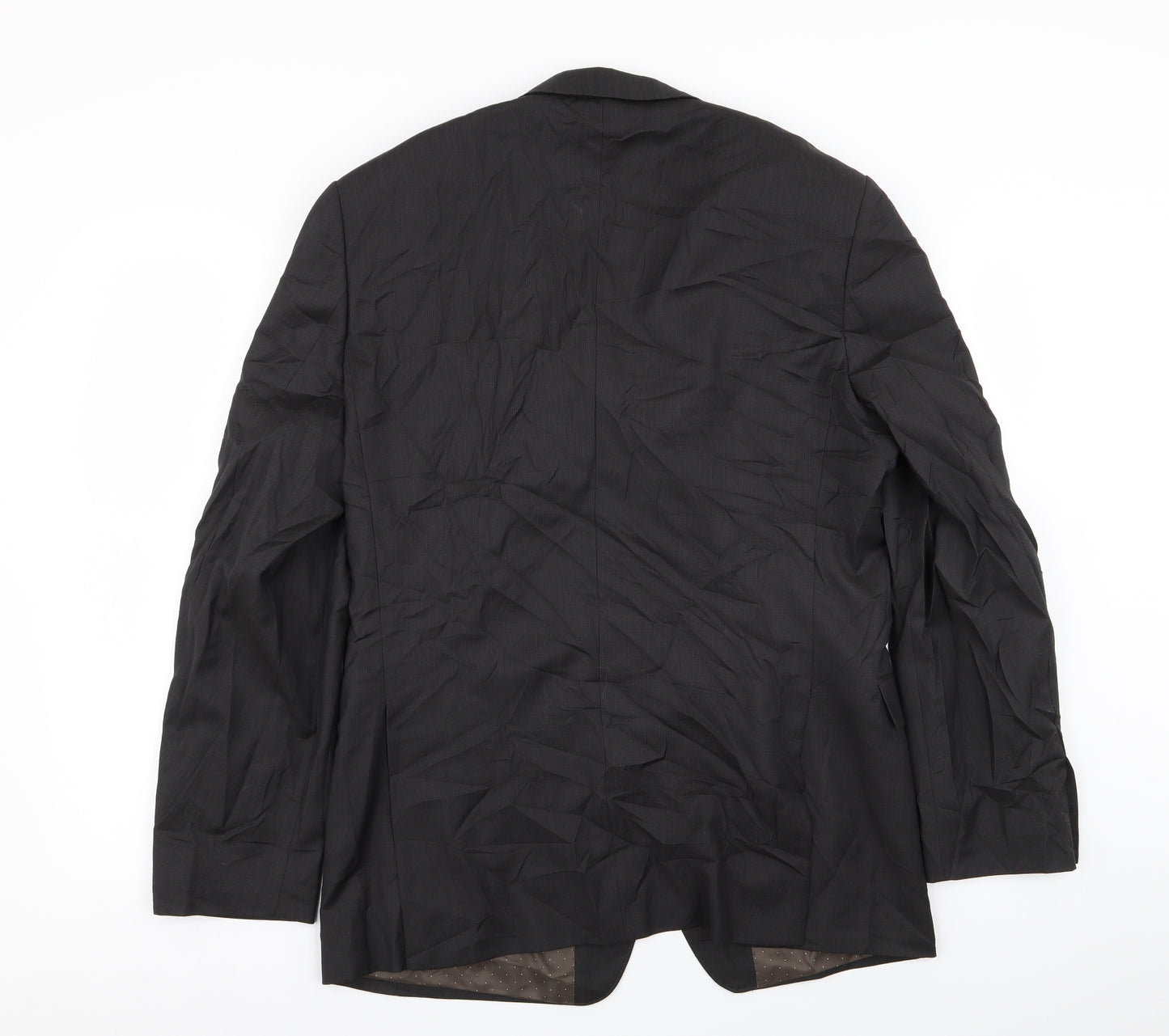 French Connection Mens Black Striped  Jacket Blazer Size 34