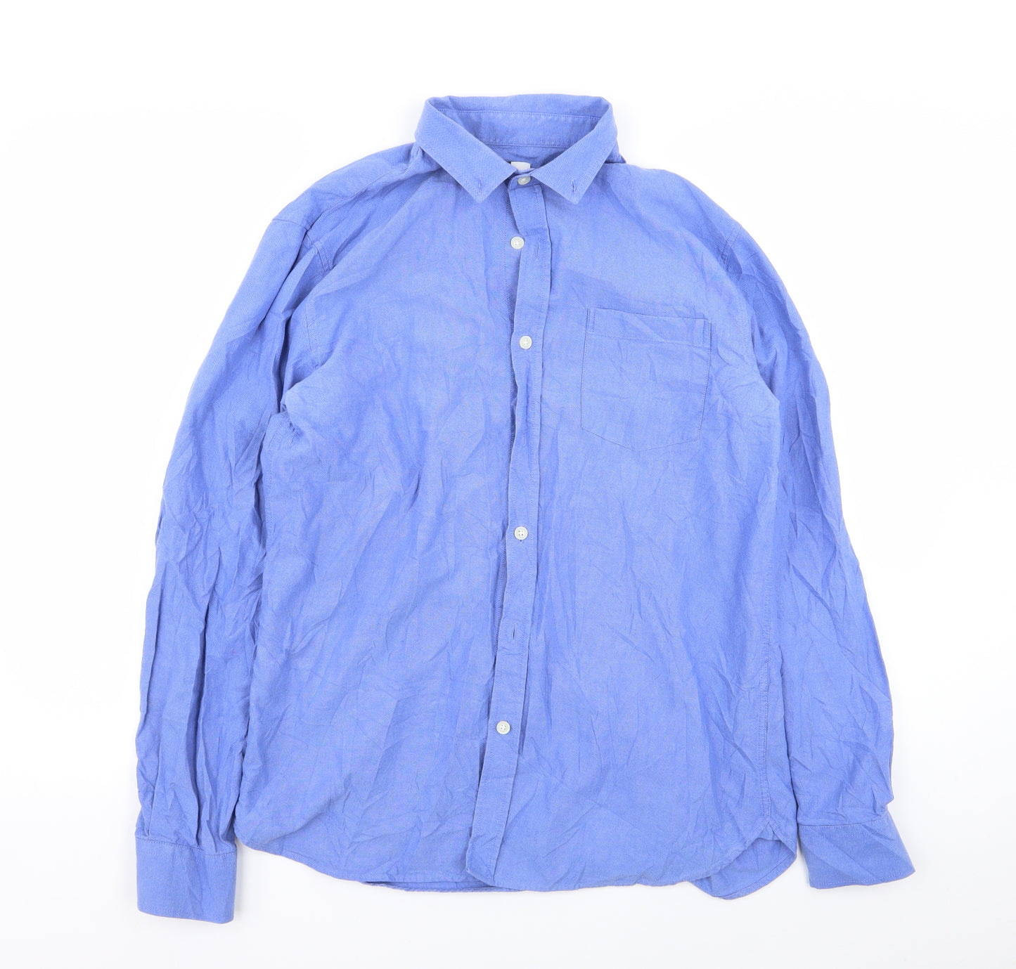Topman Mens Blue    Button-Up Size M