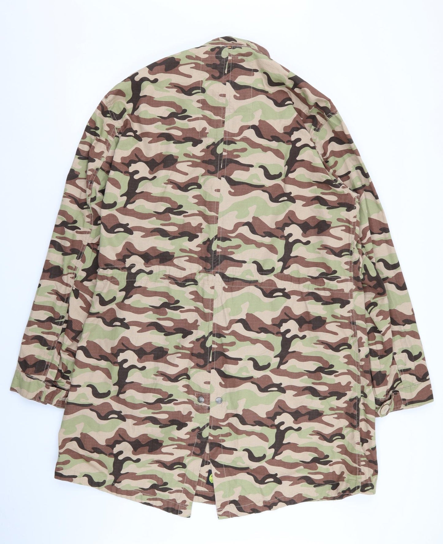 Pretty Green Mens Multicoloured Camouflage  Jacket Coat Size L