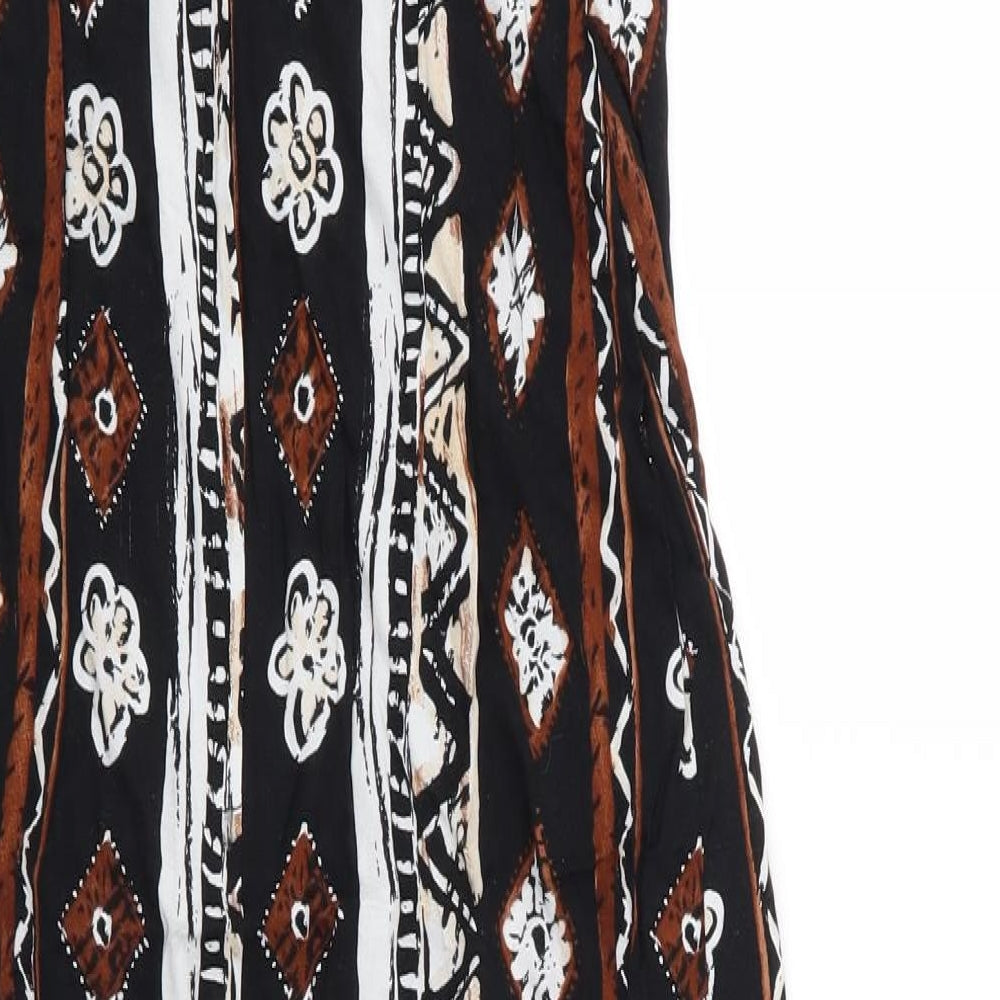 Bay Trading Womens Multicoloured Geometric  A-Line  Size 10