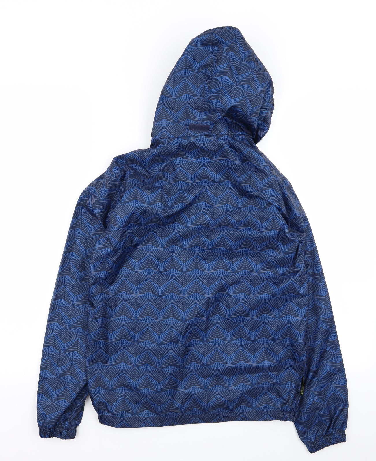 Gelert Boys Blue Geometric  Rain Coat Coat Size 11-12 Years