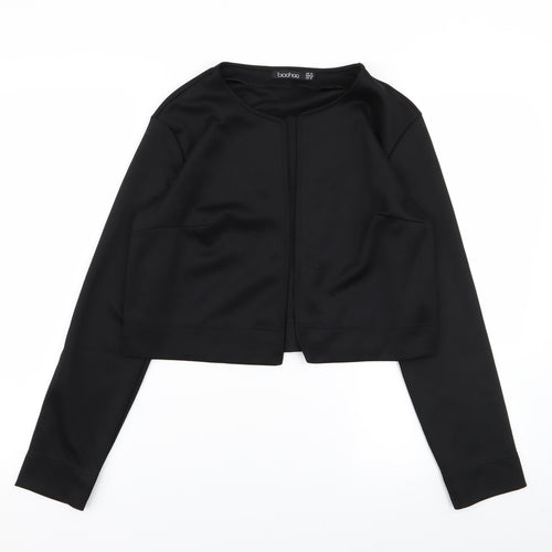 Boohoo Womens Black   Jacket Blazer Size 14