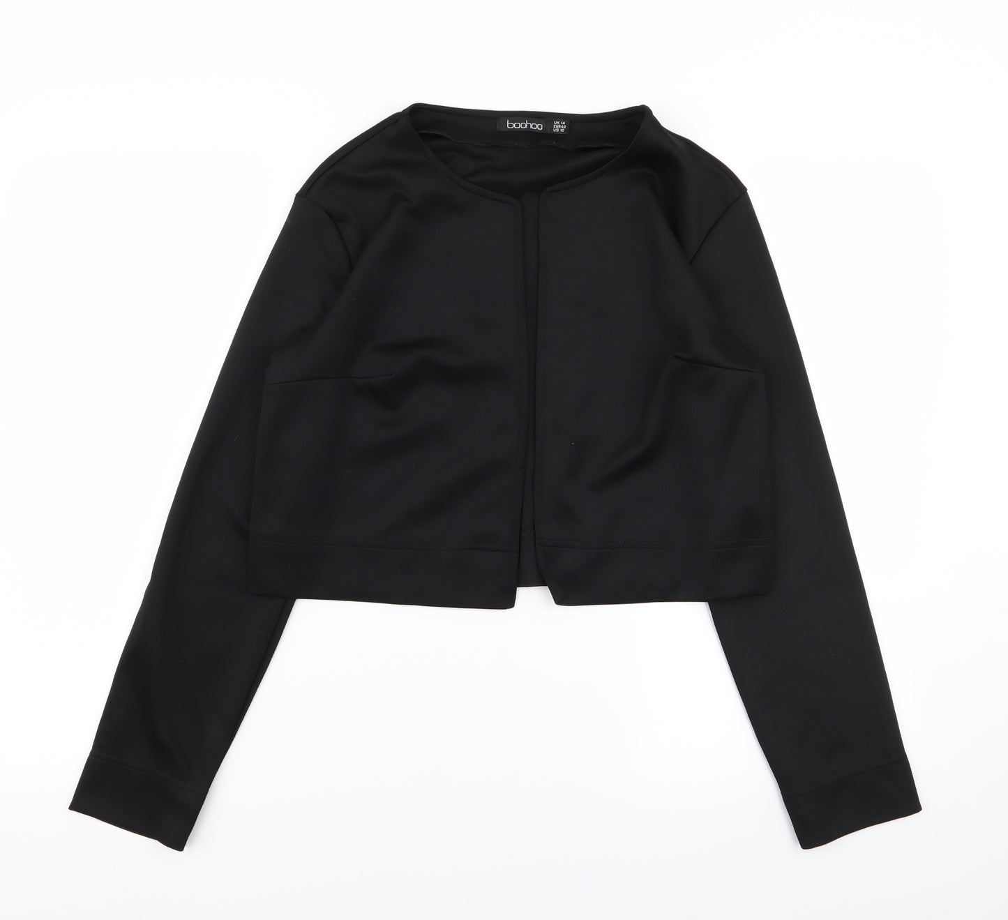 Boohoo Womens Black   Jacket Blazer Size 14