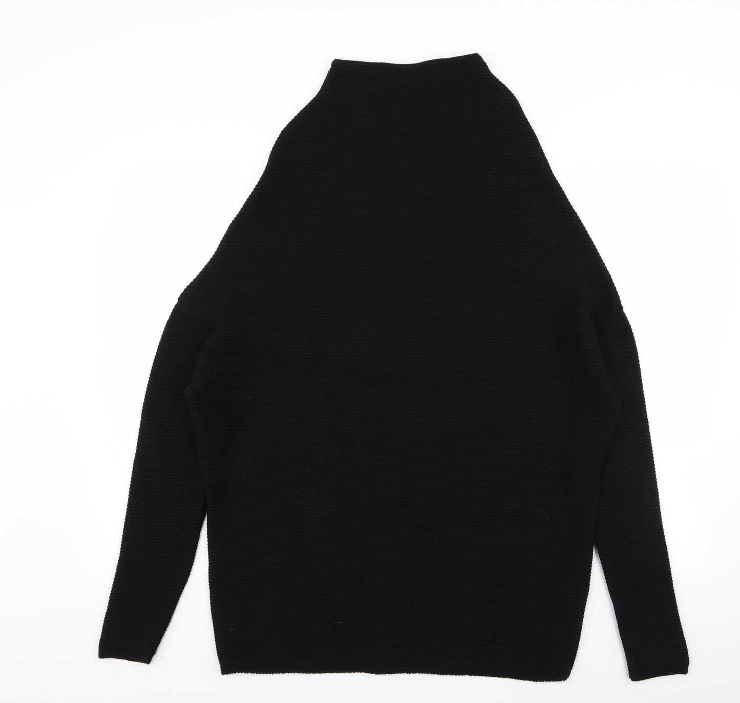 In the Style Womens Black  Rayon Pullover Jumper Size M