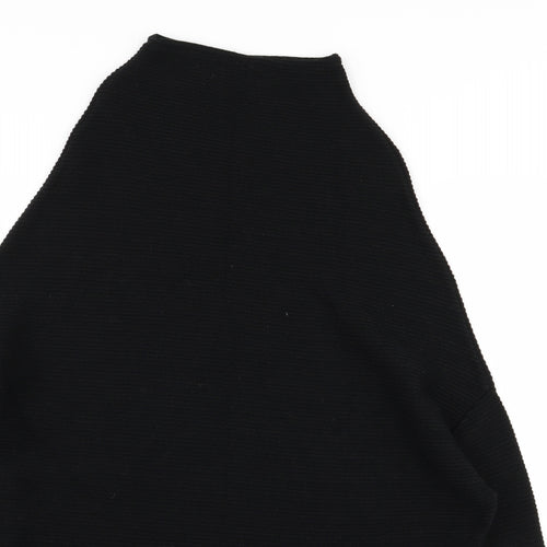 In the Style Womens Black  Rayon Pullover Jumper Size M