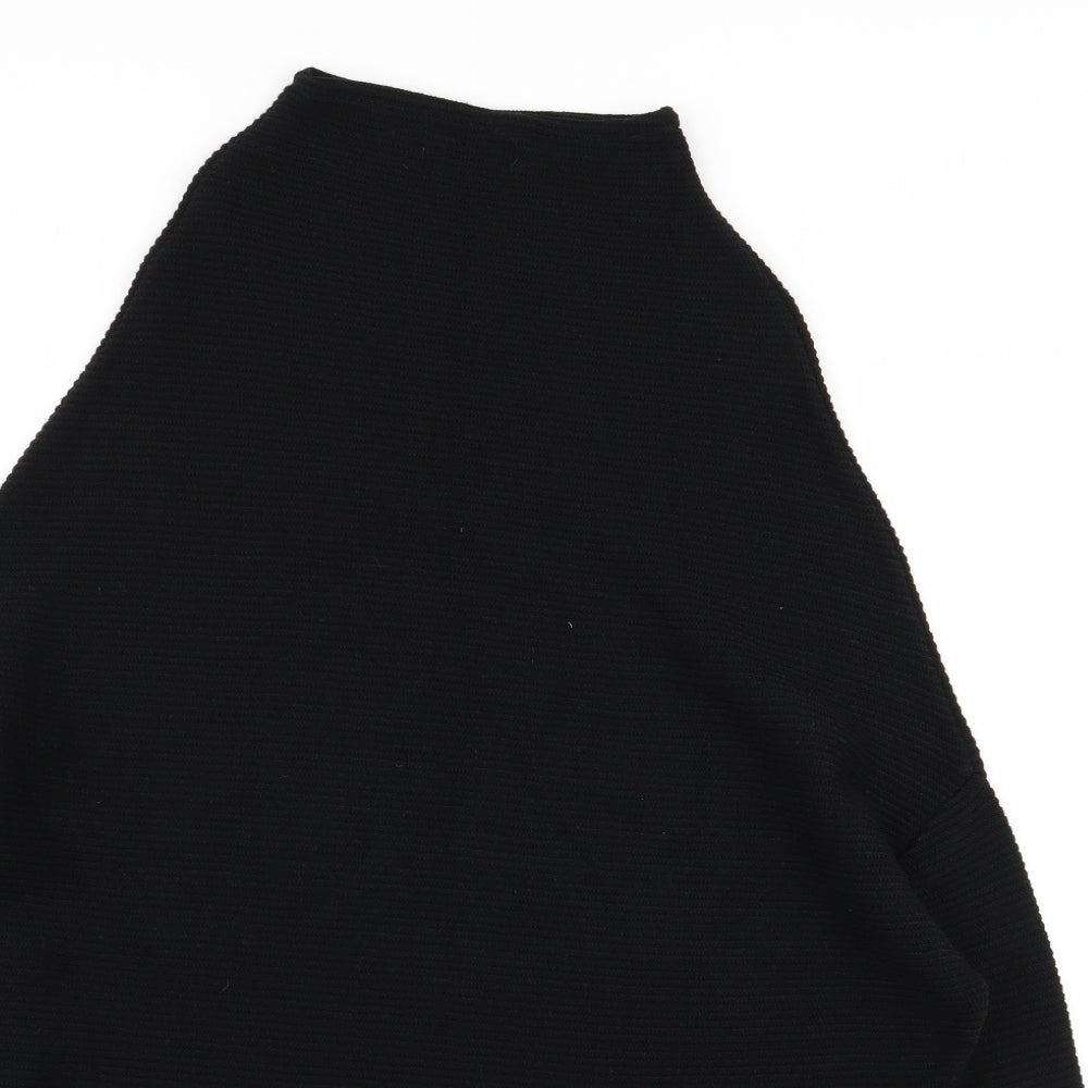 In the Style Womens Black  Rayon Pullover Jumper Size M