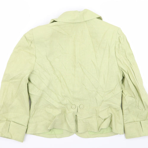 F&F Womens Green   Jacket Blazer Size 14