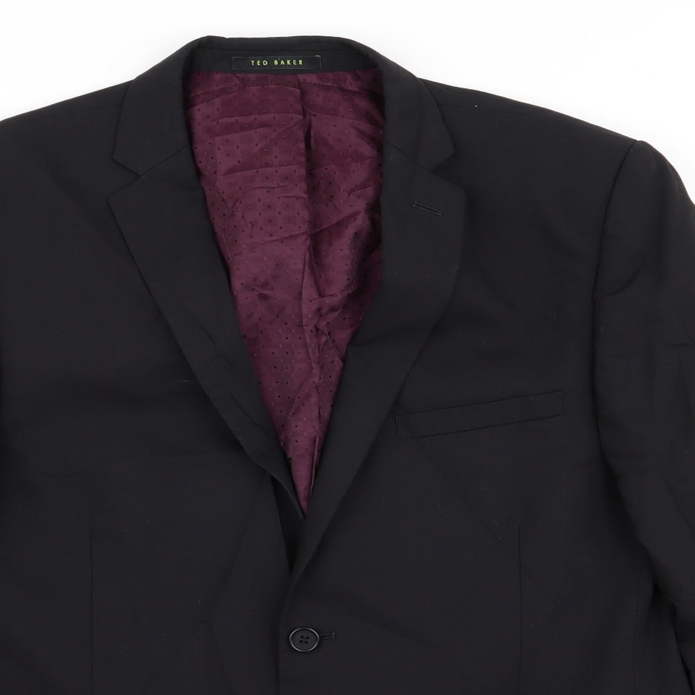 Ted Baker Mens Black   Jacket Blazer Size 42