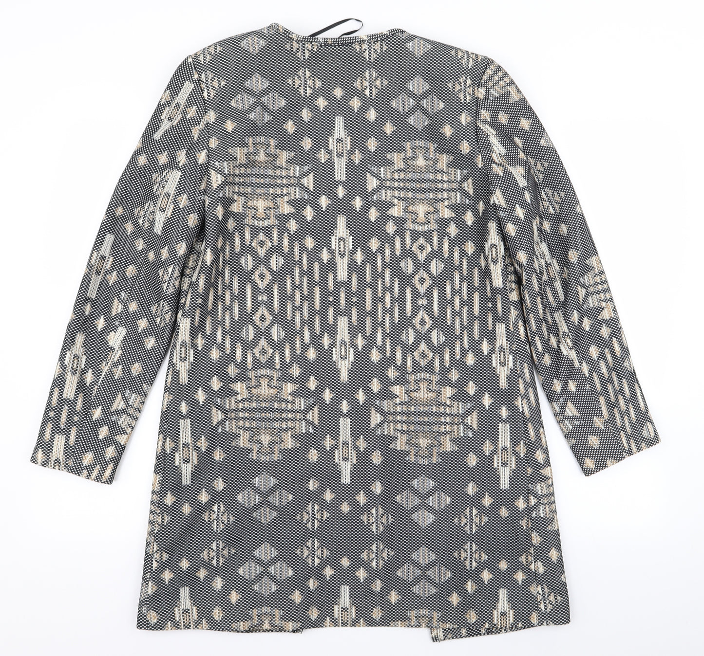 H&M Womens Multicoloured Geometric  Jacket Blazer Size 6