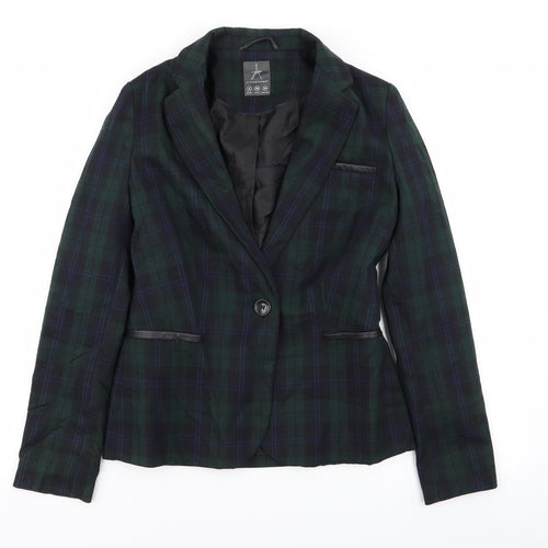 Primark Womens Multicoloured Check  Jacket Blazer Size 8