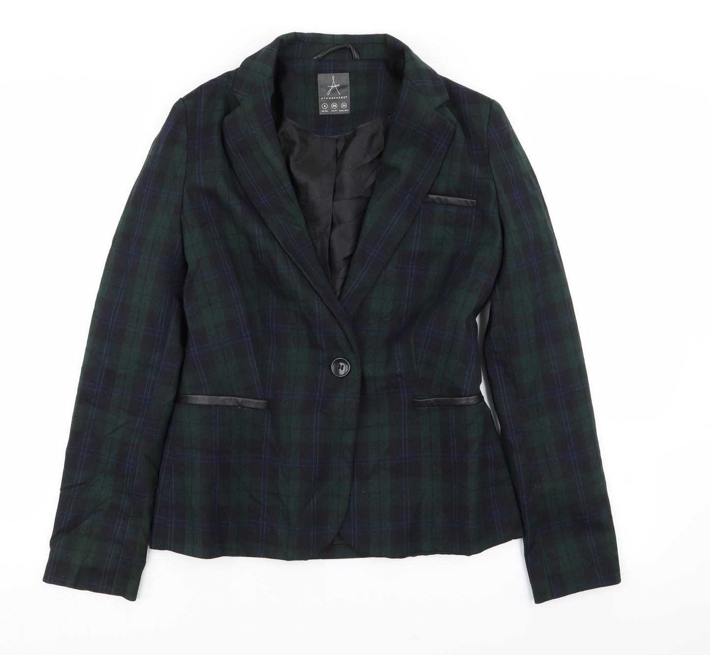 Primark Womens Multicoloured Check  Jacket Blazer Size 8
